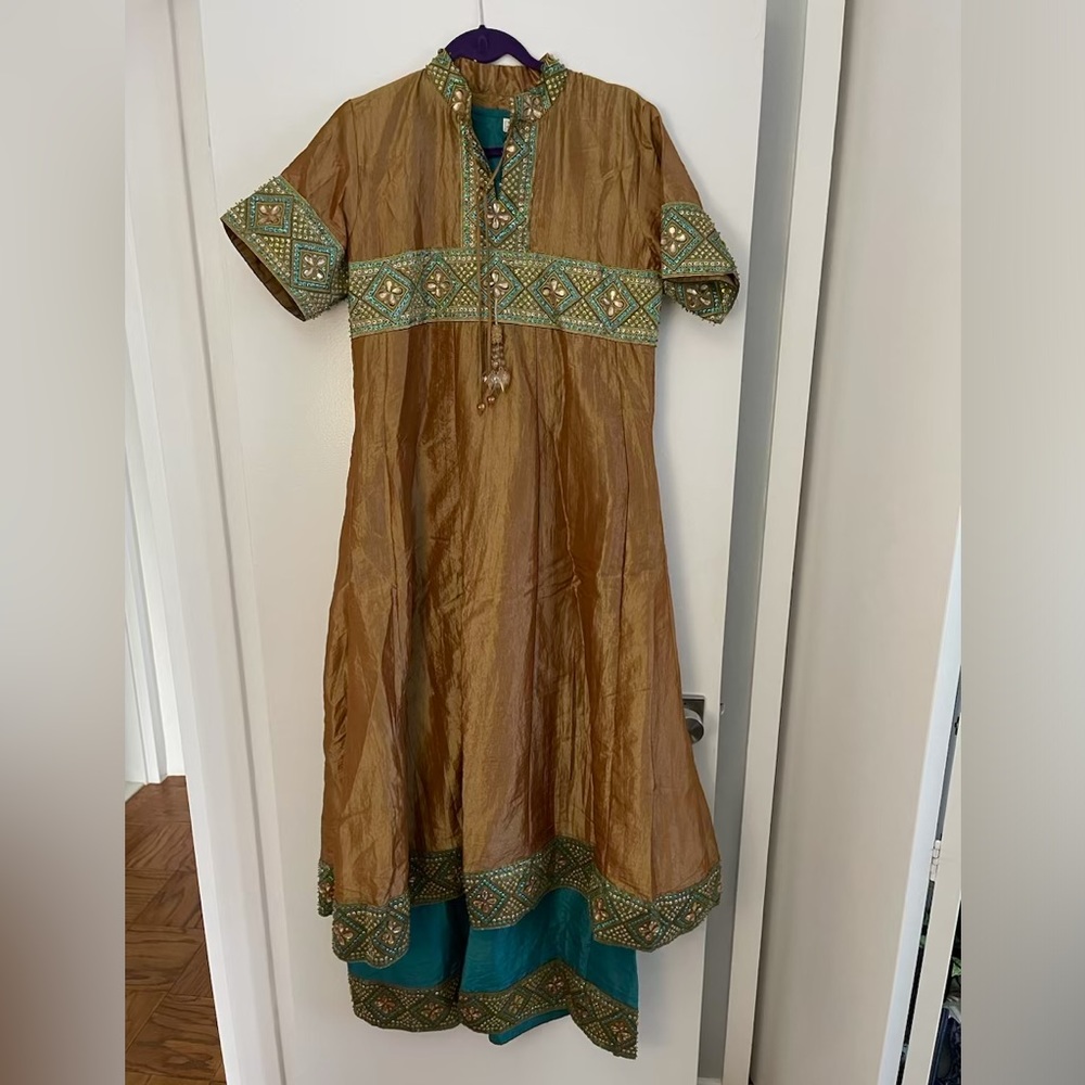 Handmade beaded dress
